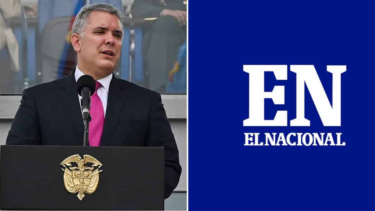 Iván Duque se pronuncia sobre expropiación del diario El Nacional