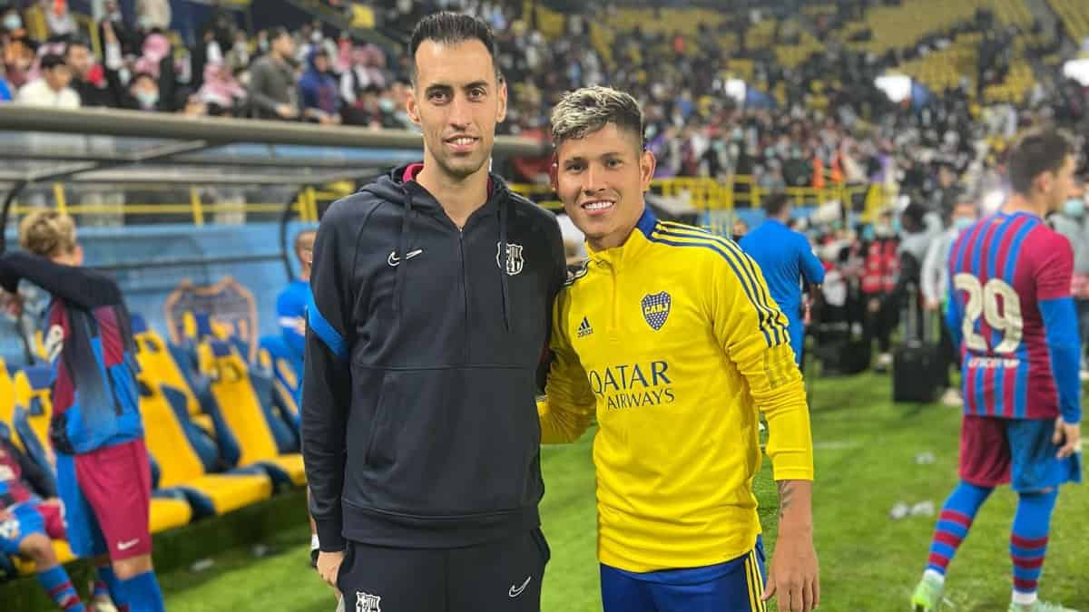 Jorman Campuzano se tomó foto con Sergio Busquets