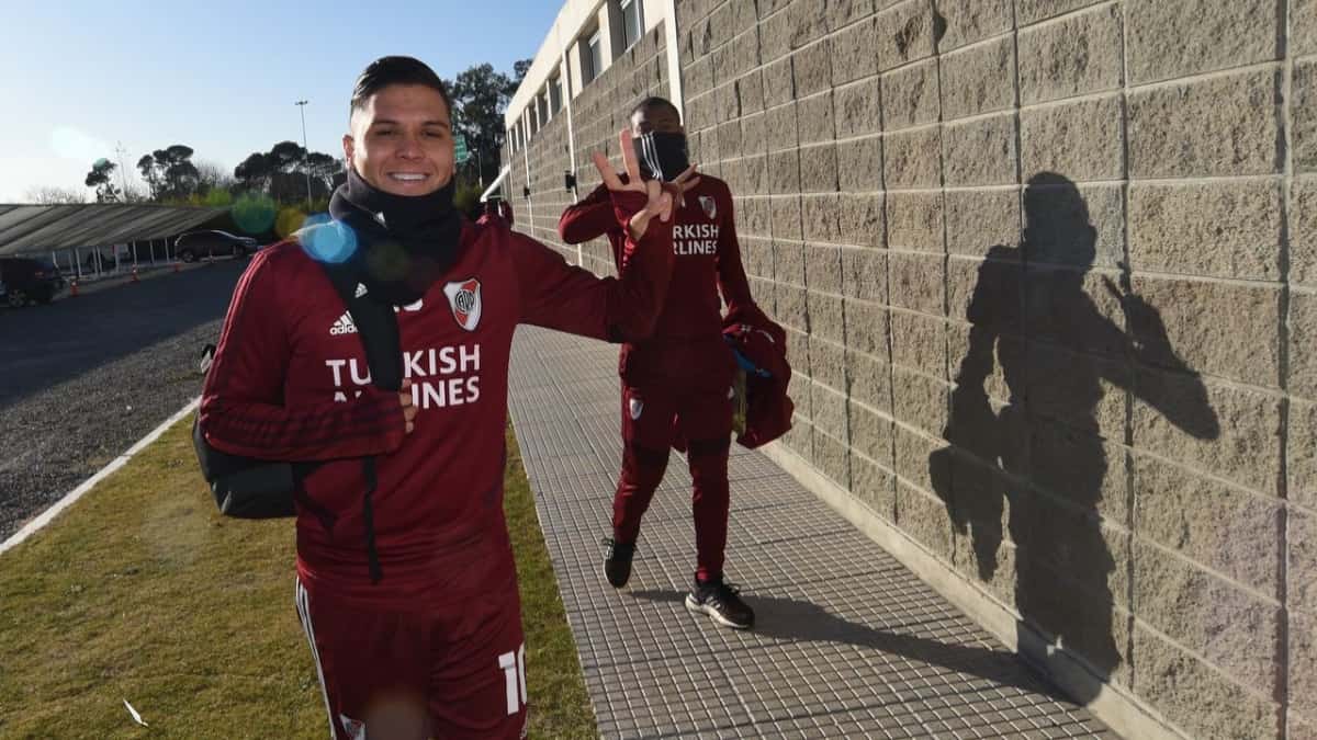 Juan Fernando Quintero le envió un mensaje a Nicolás De La Cruz River