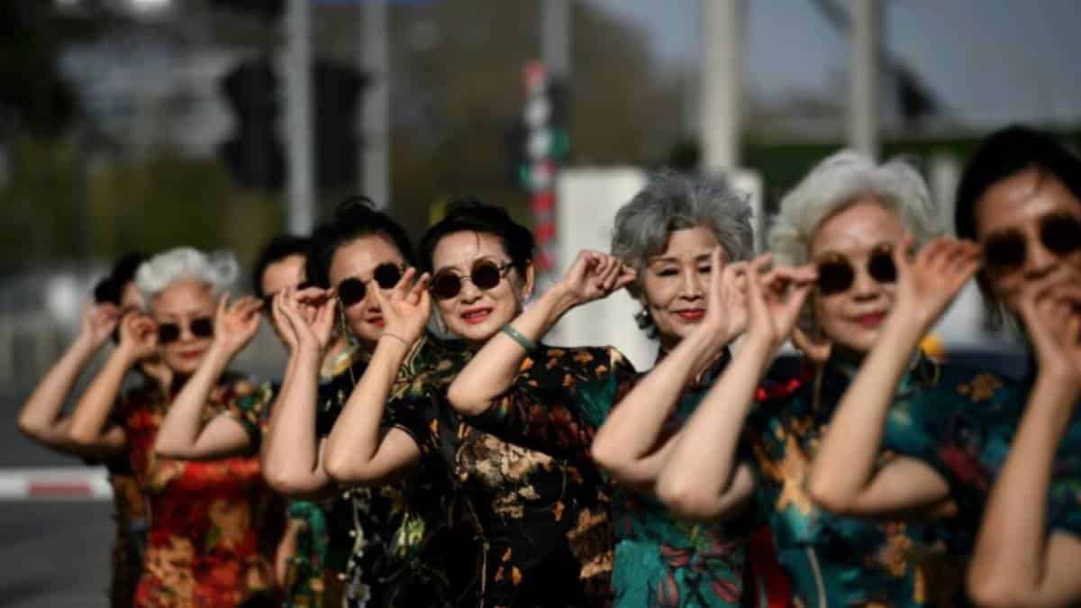 Foto: Noel Celis - AFP "Abuelas de Moda" China