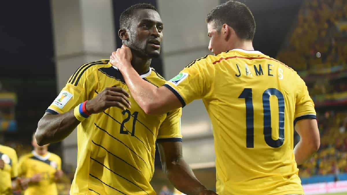 Jackson Martínez y Luis Díaz