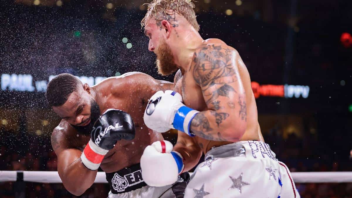 El Youtuber Jake Paul noqueó al ex campeón de la UFC Tyron Woodley