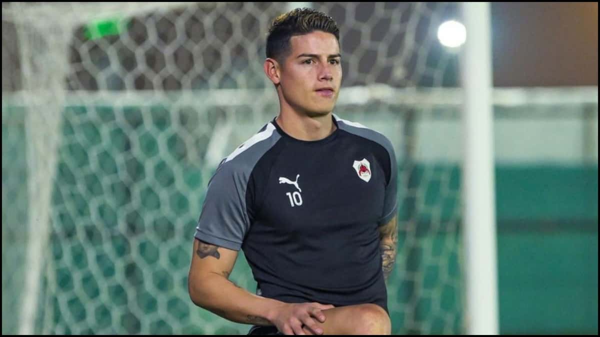 James Rodríguez con el Al-Rayyan