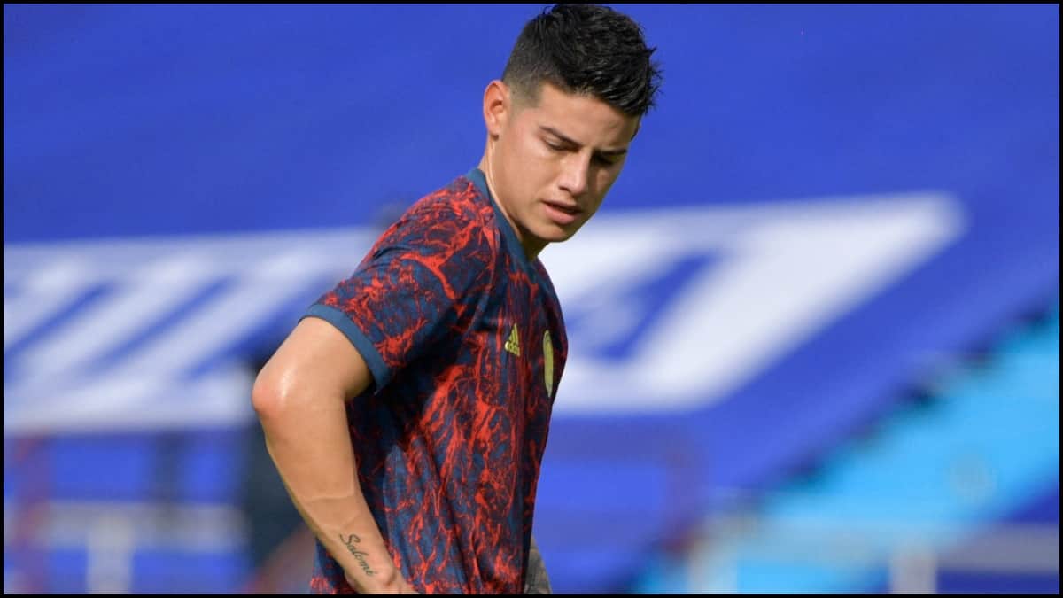 James Rodríguez en carpeta de Flamengo