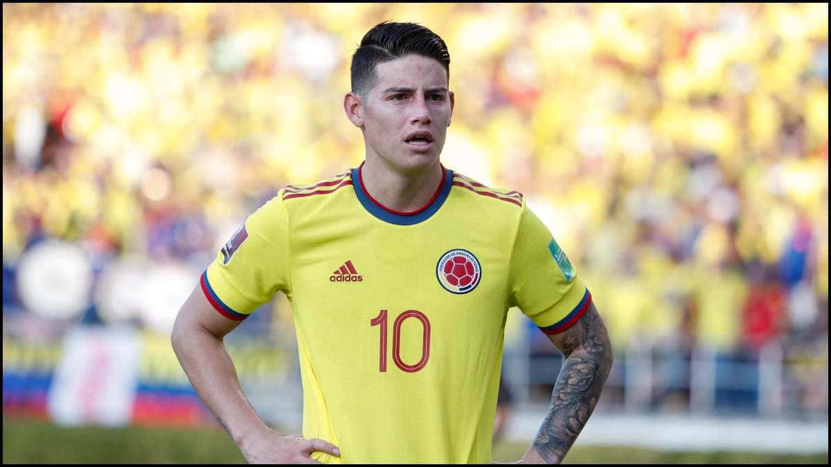 James Rodríguez con la Selección Colombia