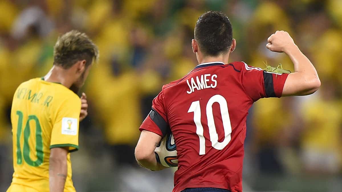 James Rodríguez: botín de oro Mundial Brasil 2014