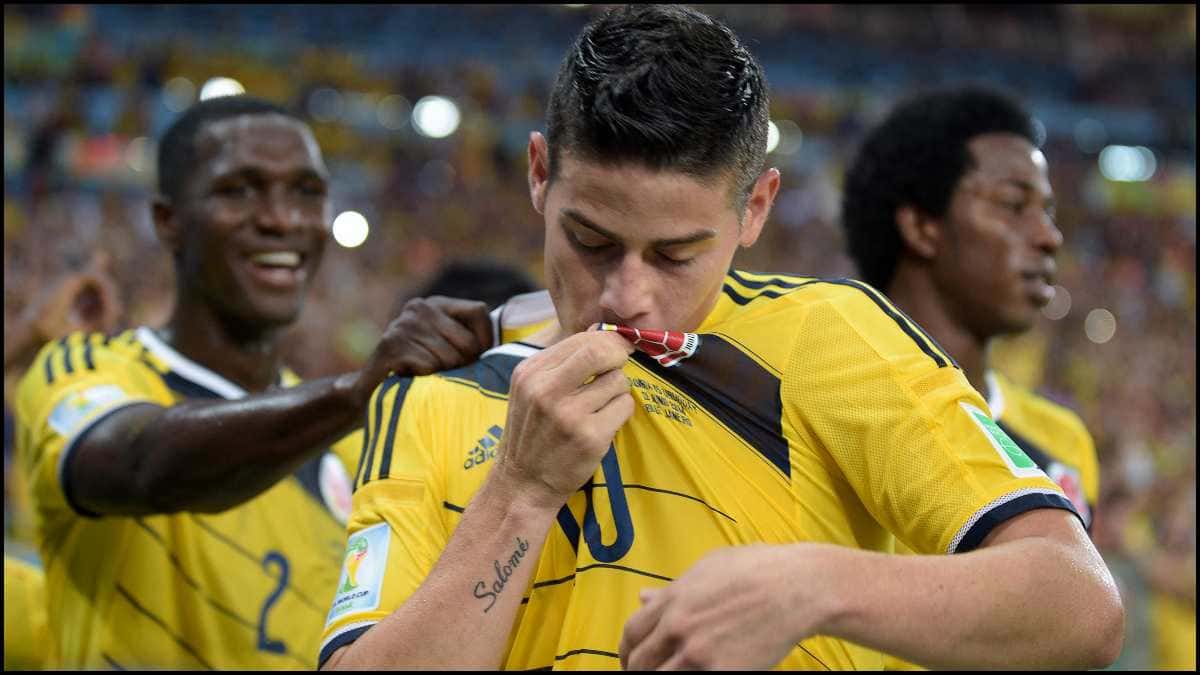 James Rodríguez gol contra Uruguay 2014