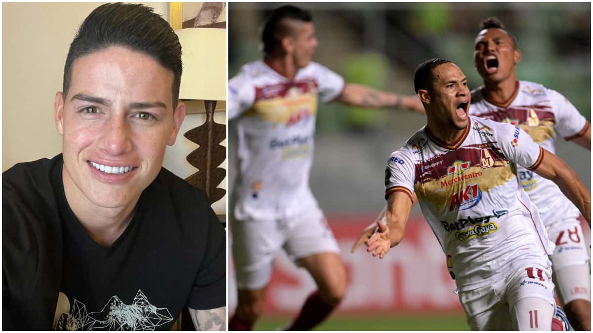 James Rodríguez elogió a Anderson Plata y Yohandry Orozco del Tolima