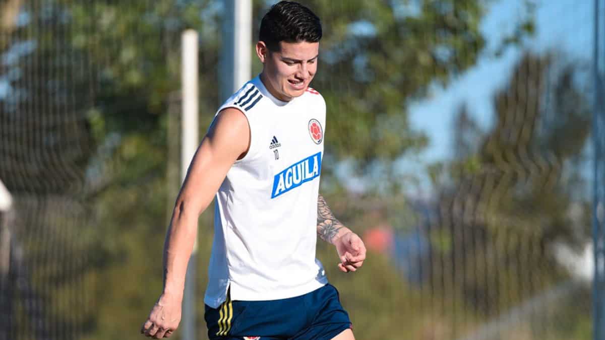 Colombia vs Argentina: James Rodríguez sería ausencia para el partido
