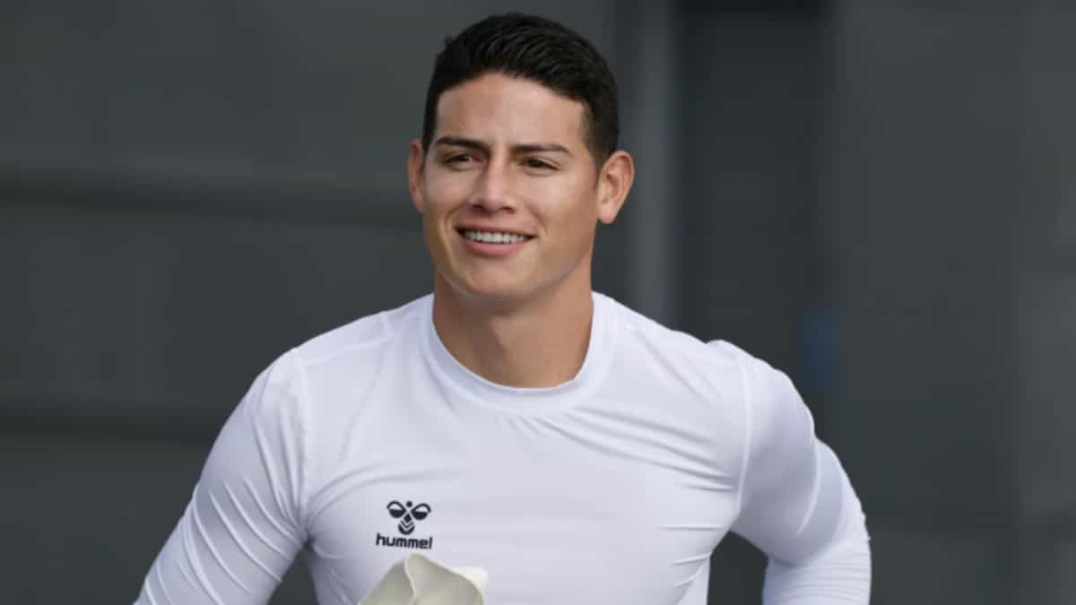 James Rodríguez entreno Everton vs Villa