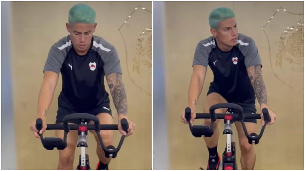 James Rodríguez regresó a Catar