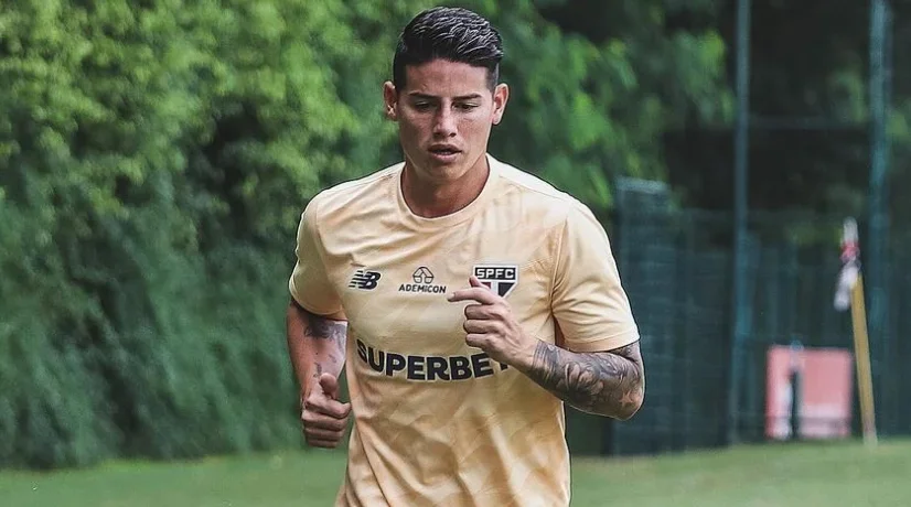 ¿Cuándo regresa James Rodríguez a jugar con Sao Paulo?