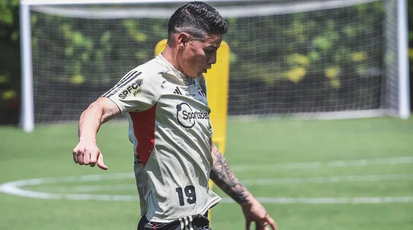 James Rodríguez sería suplente en final Copa de Brasil