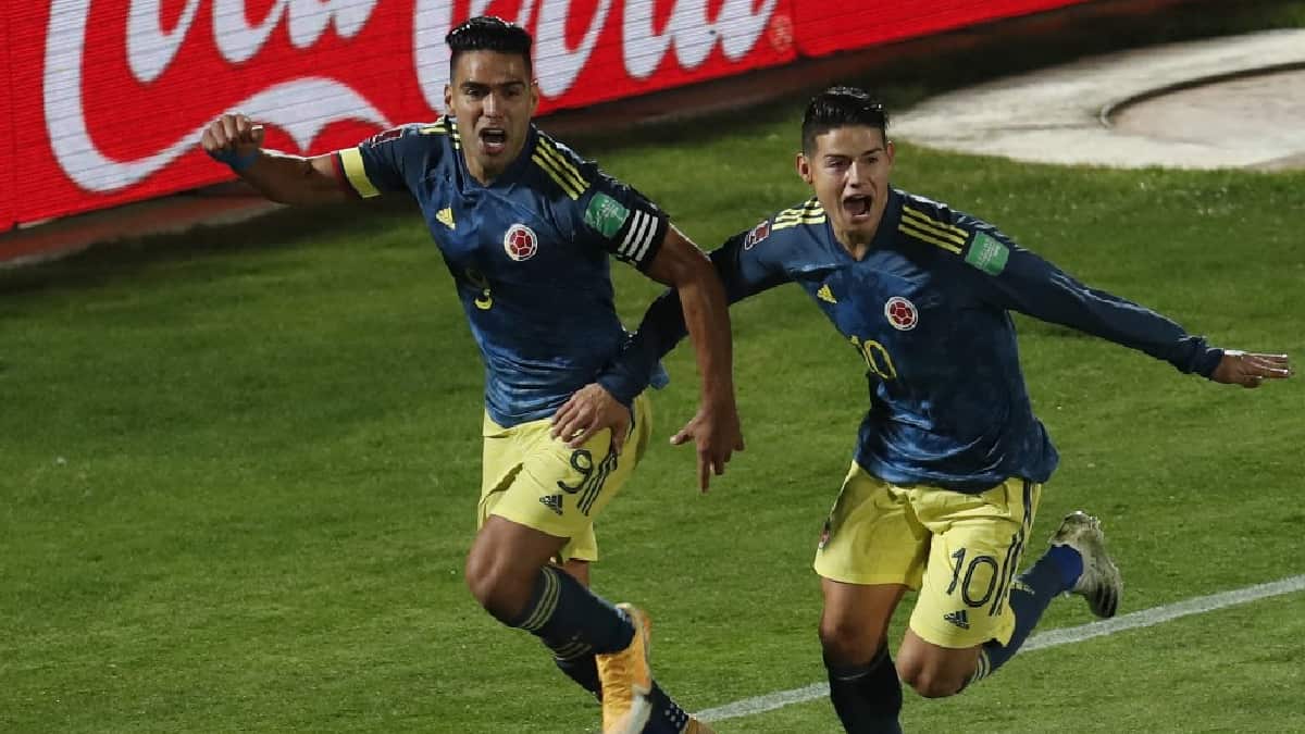 Falcao García y James Rodríguez están convocados. / AFP Falcao García y James Rodríguez
