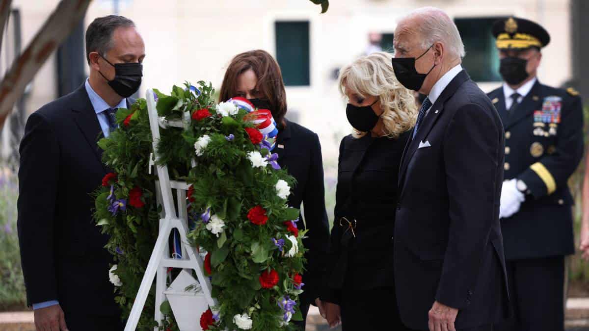 Así fue la visita del presidente Joe Biden a los lugares de los atentados del 11- S