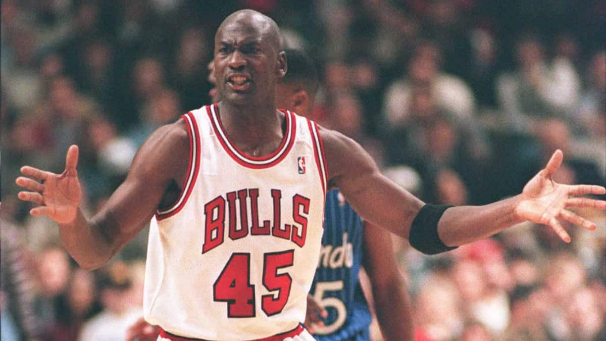 Michael Jordan cuando estaba en Chicago Bulls.