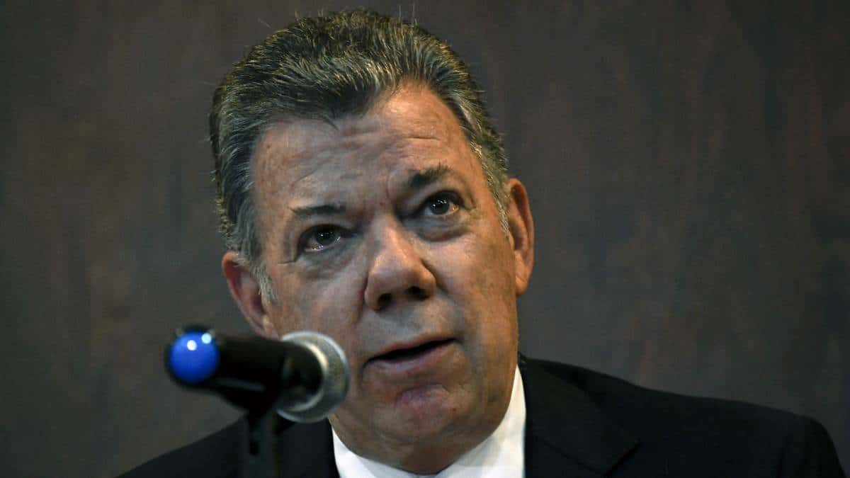 Expresidente Juan Manuel Santos Foto: AFP Juan Manuel Santos, profesor de la Universidad Nacional
