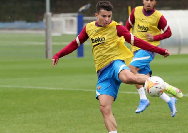 Juan David Fuentes, colombiano de la cantera de Barcelona