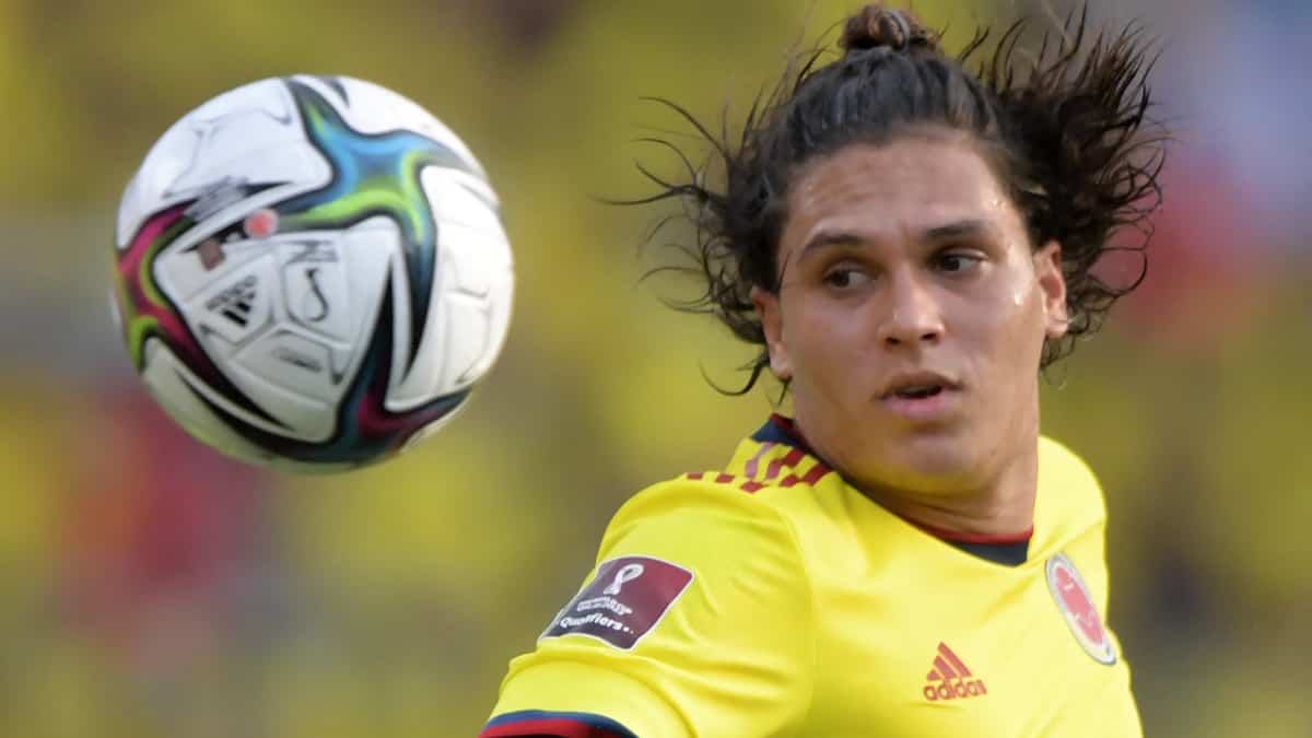 Foto: AFP. Juan Fernando Cuadrado y su peinado en el partido Colombia vs Ecuador
