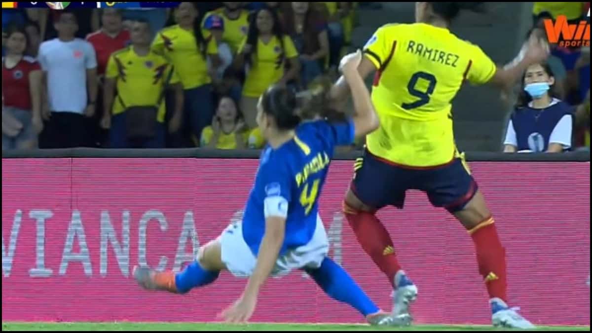 Jugada polémica en la final de la Copa América