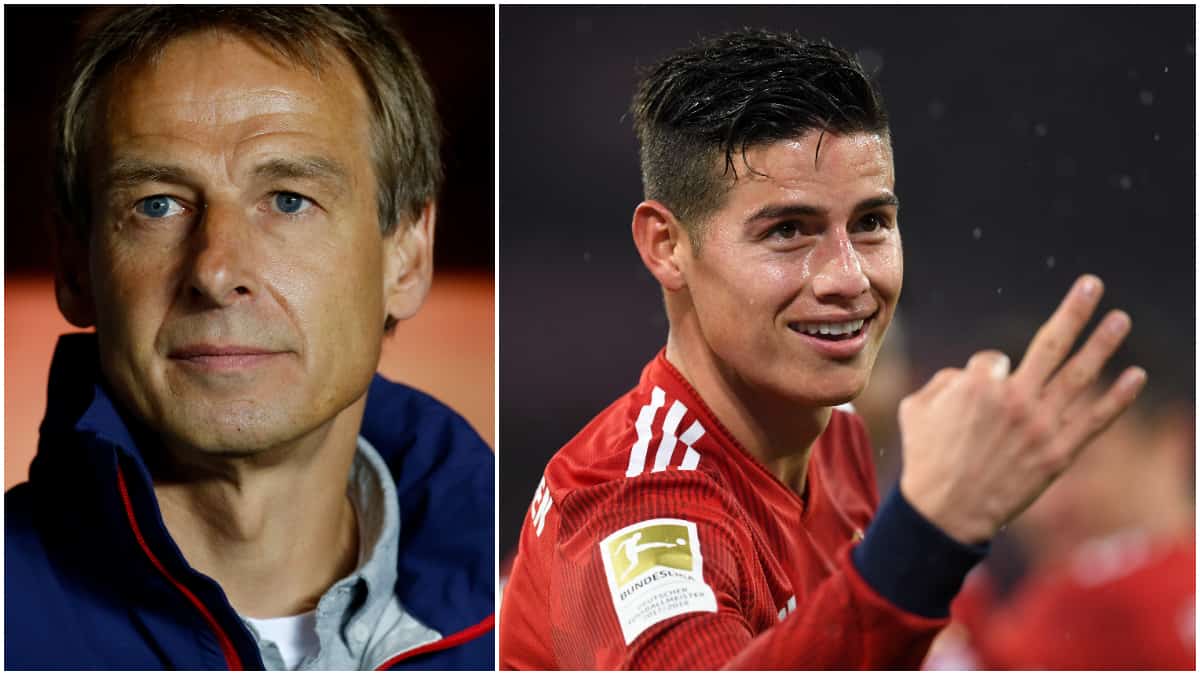 Jürgen Klinsmann opinó de James y colombianos en Bundesliga y MLS