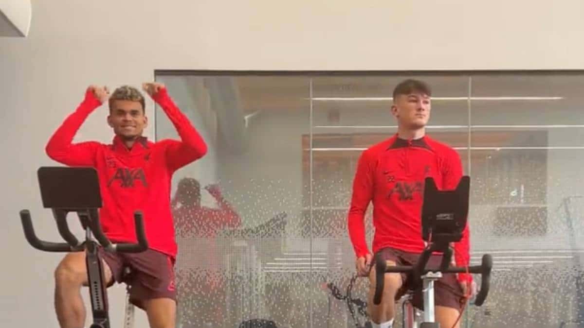 Luis Díaz retomó sus entrenamientos con el Liverpool