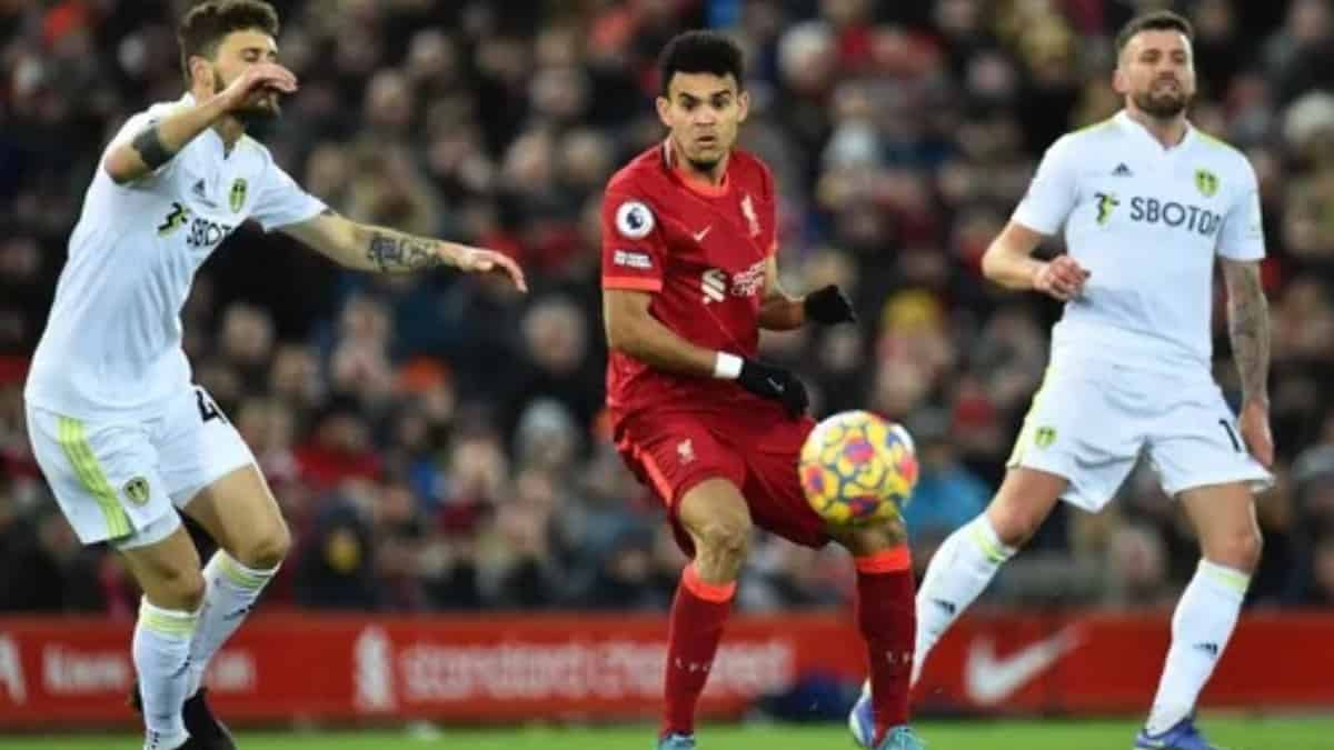Liverpool goleó 6-0 al Leeds con Luis Díaz en cancha por 83 minutos