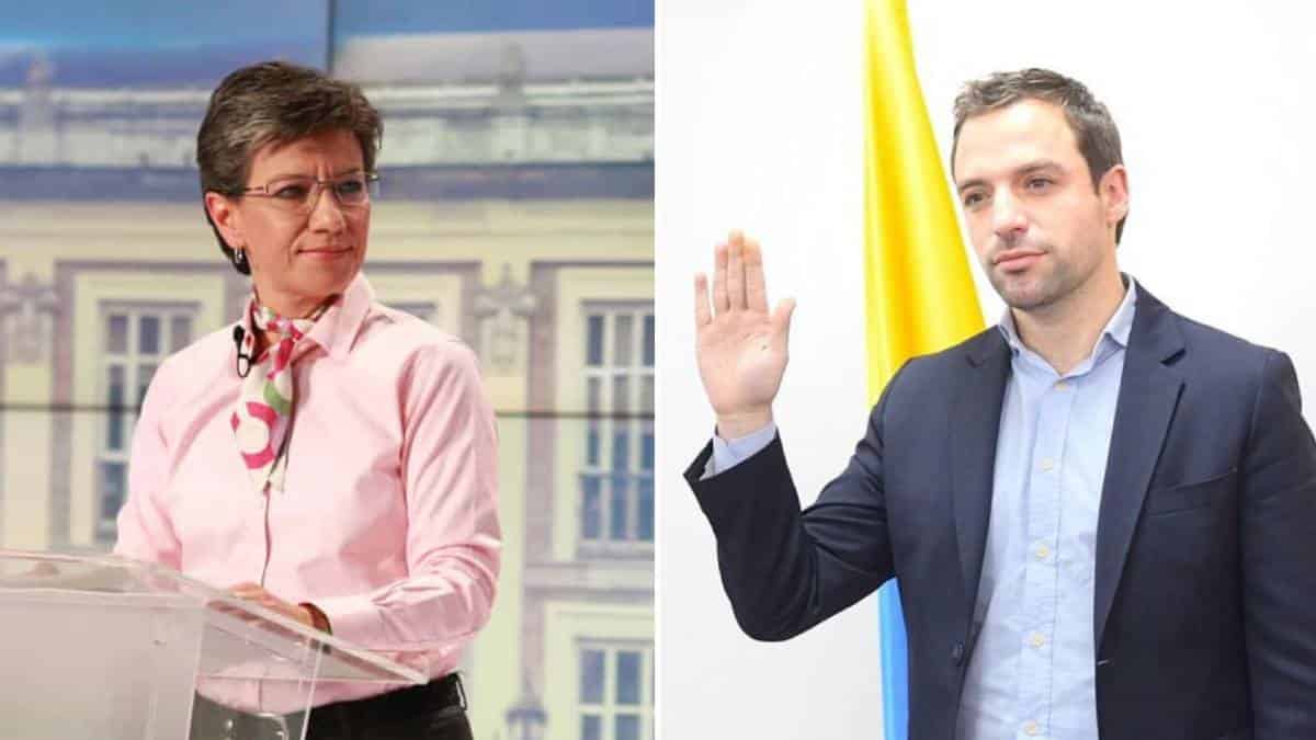 Claudia López y Luis Ernesto Gómez