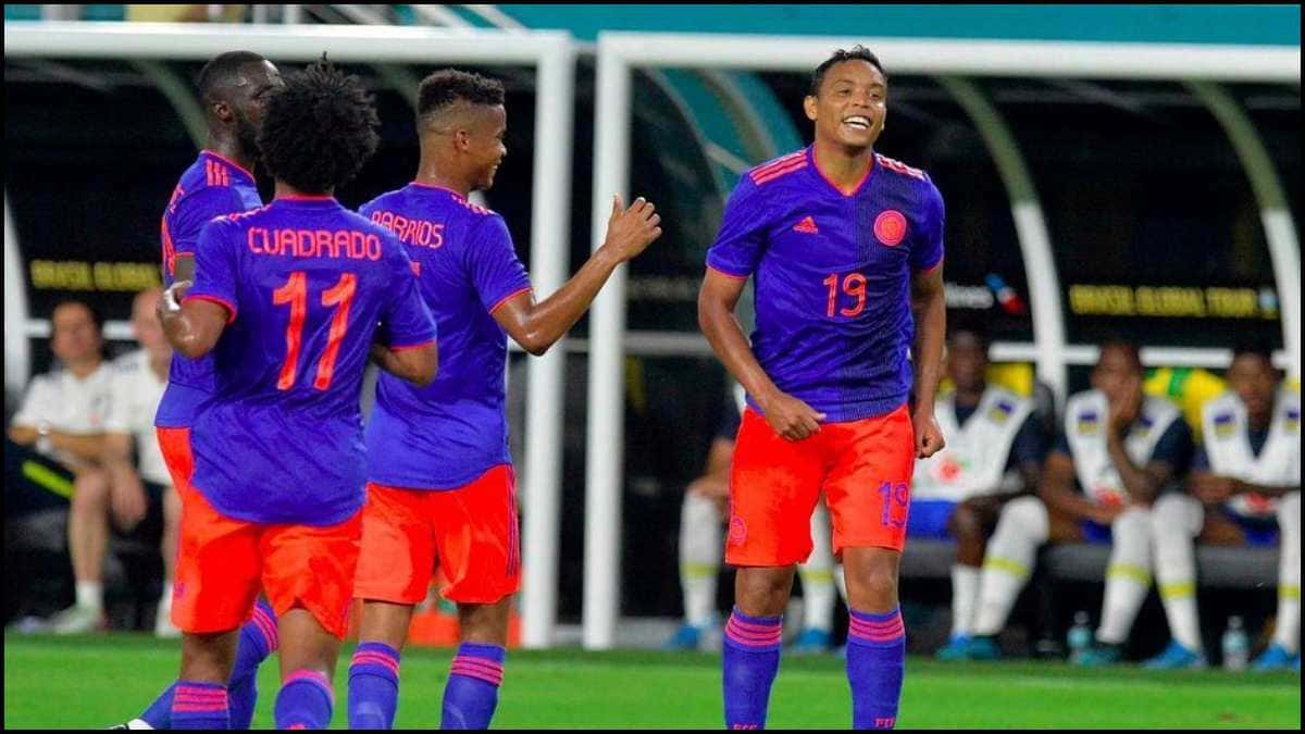 Jugadores de la Selección Colombia