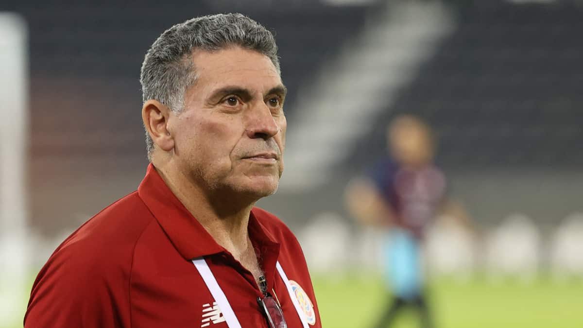 Luis Fernando Suárez, entrenador colombiano de la selección de Costa Rica.