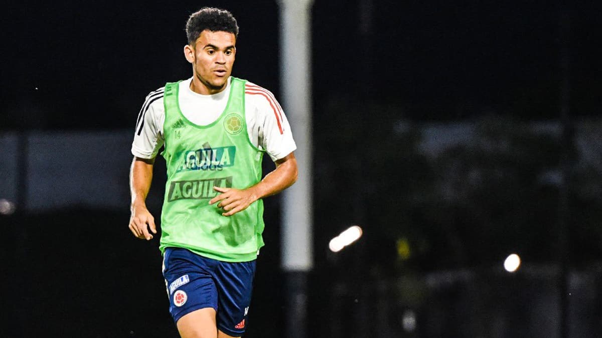 Luis Díaz con la Selección Colombia