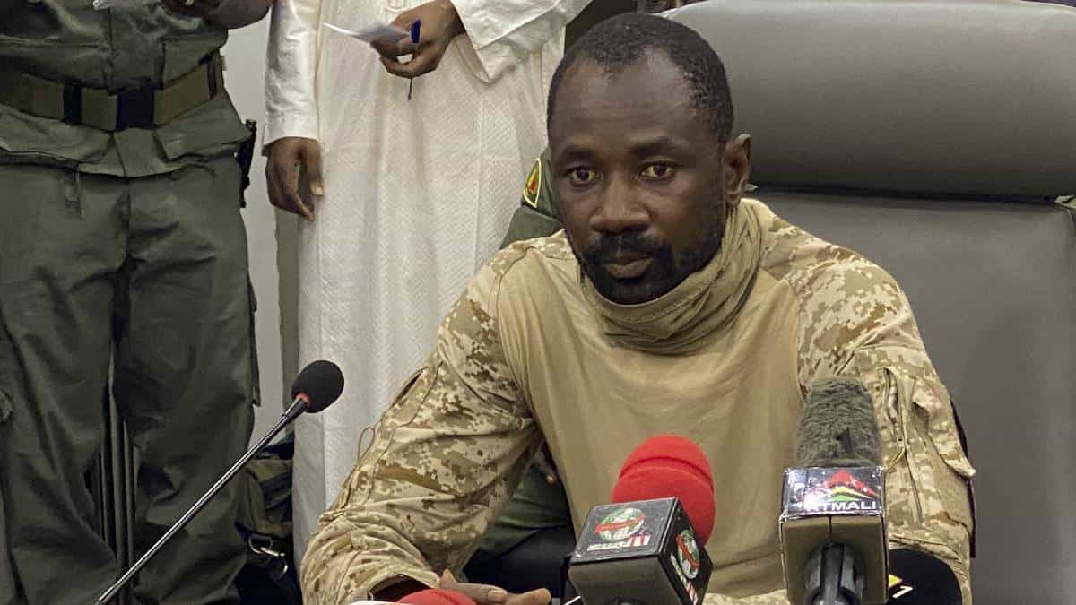 Coronel Assimi Goita, presidente interino de Malí