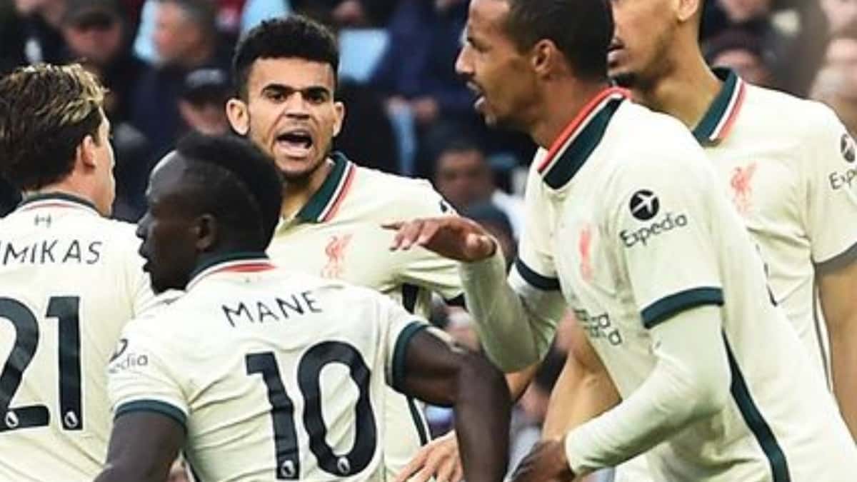 Sadio Mané y asististe de Luis Díaz en Aston Villa 1-2 Liverpool