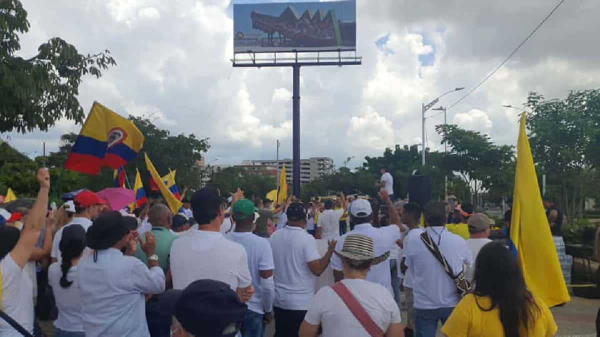Marchas contra Gustavo Petro