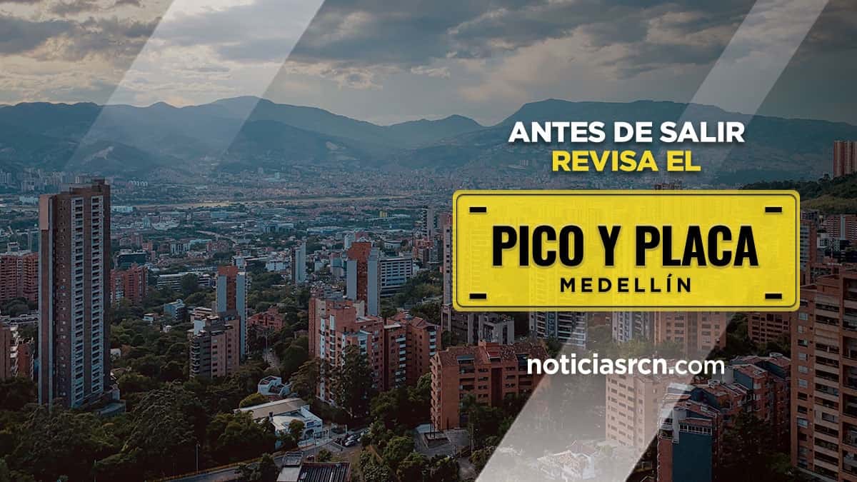 Consulte el pico y placa en Medellín para marzo de 2021