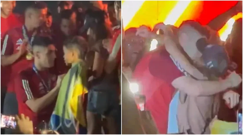 Junior: Santiago Mele le pidió matrimonio a su novia