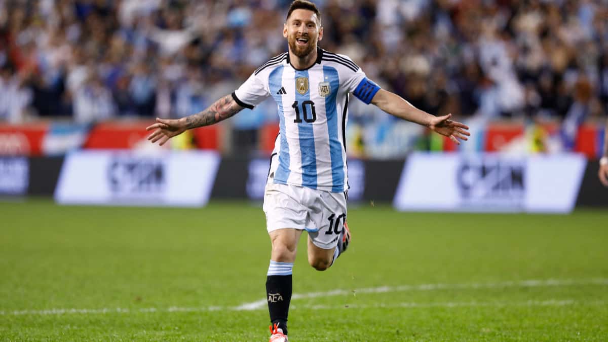 Lionel Messi, máximo goleador en la historia de la selección de Argentina.