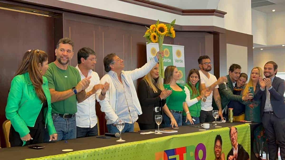 Partido Verde se adhiere a Gustavo Petro y el Pacto Histórico