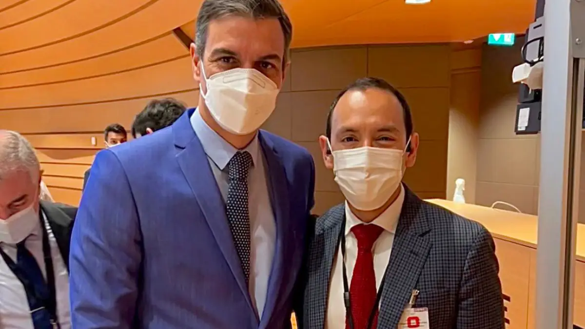 Foto: Cortesía Partido Liberal Miguel Ángel Sánchez fue elegido como vicepresidente de la Internacional Socialista.