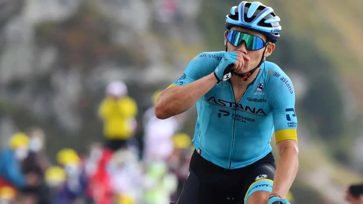 Astana anunció a Mark Cavendish como reemplazo de López. / Foto: AFP. Astana Lopez Cavendish