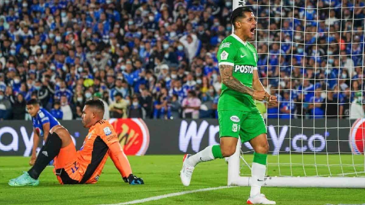 Nacional venció a Millonarios 0-2 en Bogotá