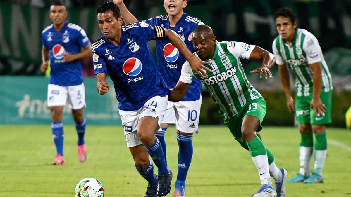 Millonarios vs Nacional, fecha 5 cuadrangulares Liga 2022-I