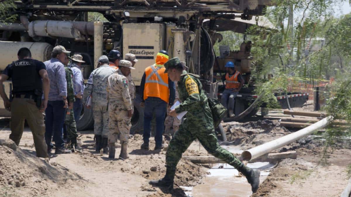 Operaciones de rescate a mineros atrapados en México