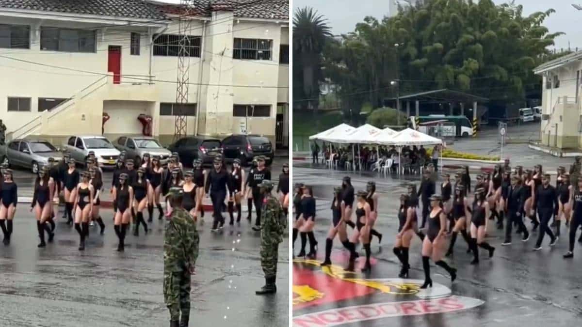 Desatan polémica por modelos en batallón del Ejército