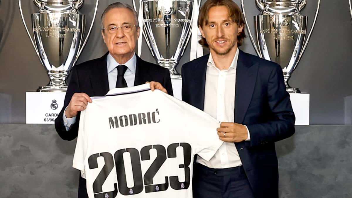 Luka Modric en Real Madrid hasta 2023