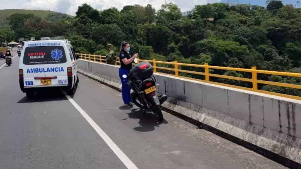 Foto: Archivo particular Una mujer se lanzó con su bebé de un puente en Ibagué