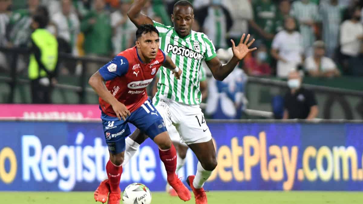 Nacional 1 vs 1 Medellín.