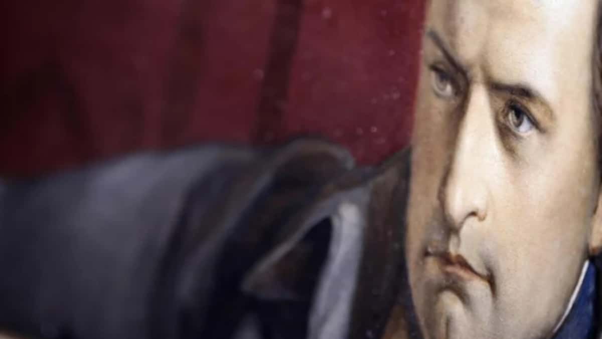 Pintura "Napoleón en Fontainebleau, 31 de marzo de 1814", del pintor francés Paul Delaroche.