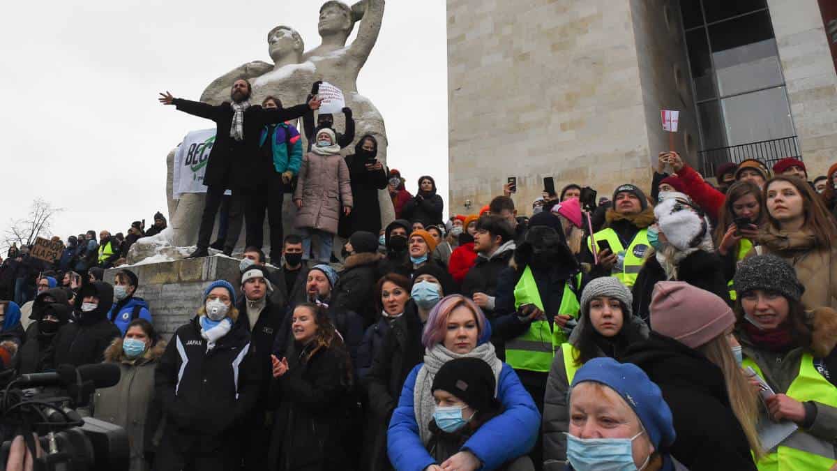 Rusia expulsó a diplomáticos europeos a favor de Navalni