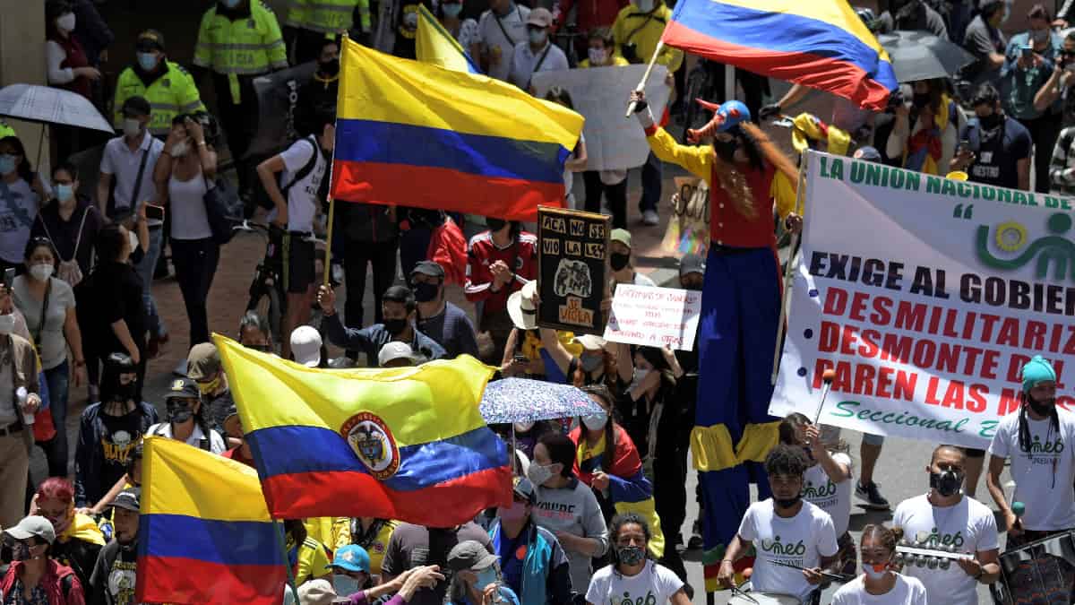 Foto: AFP/ Raul Arboleda Marchas en Colombia 19 de mayo